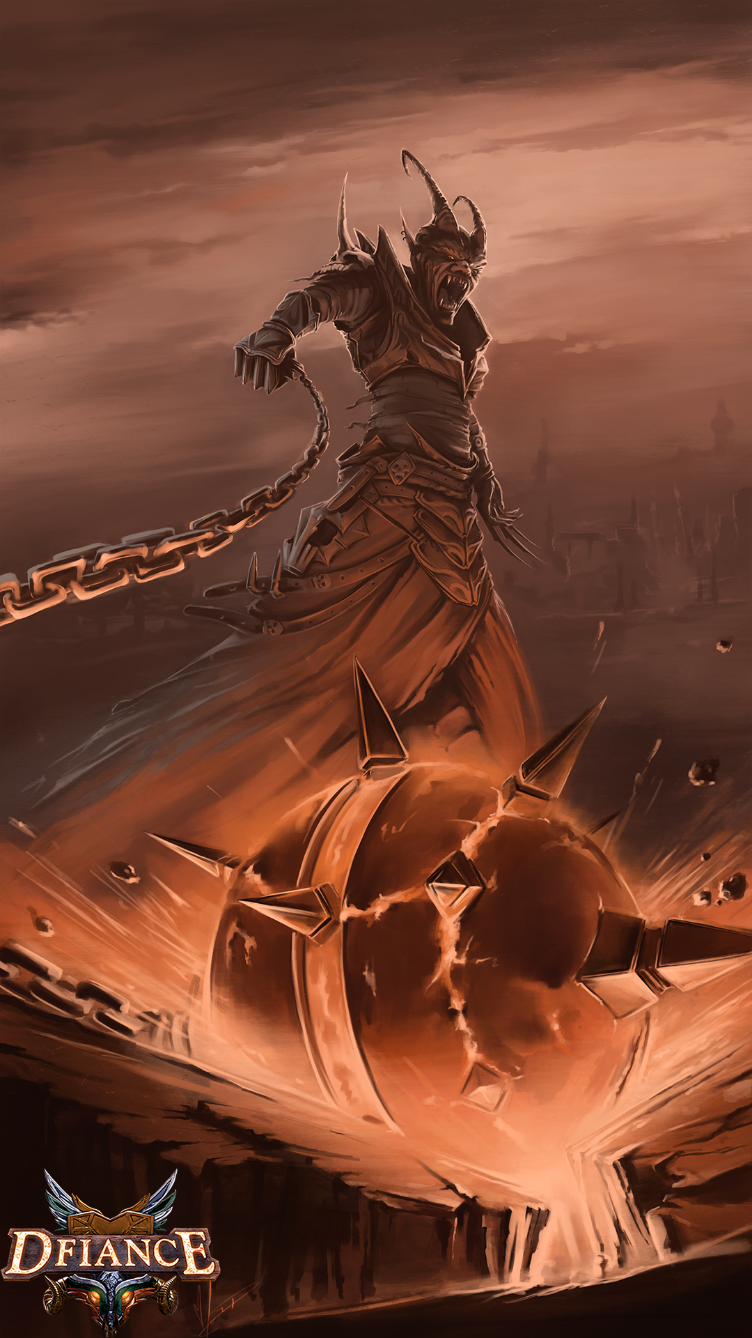 Demon game art
