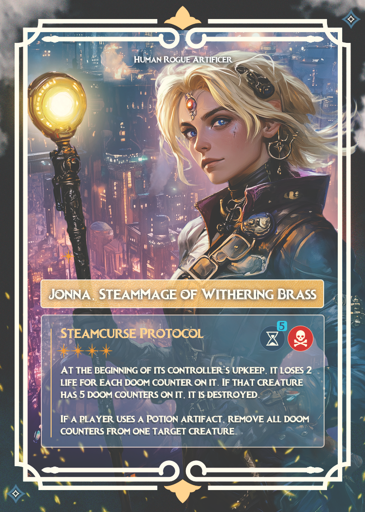 Trading card game artwork